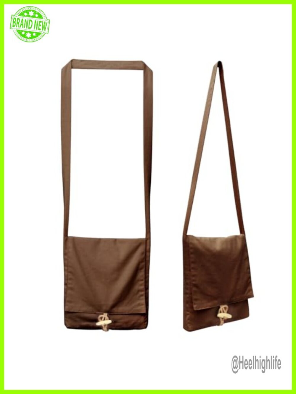 Renaissance Canvas Shoulder Bag Medieval Satchel Crossbody Pouch for Ren Fairs